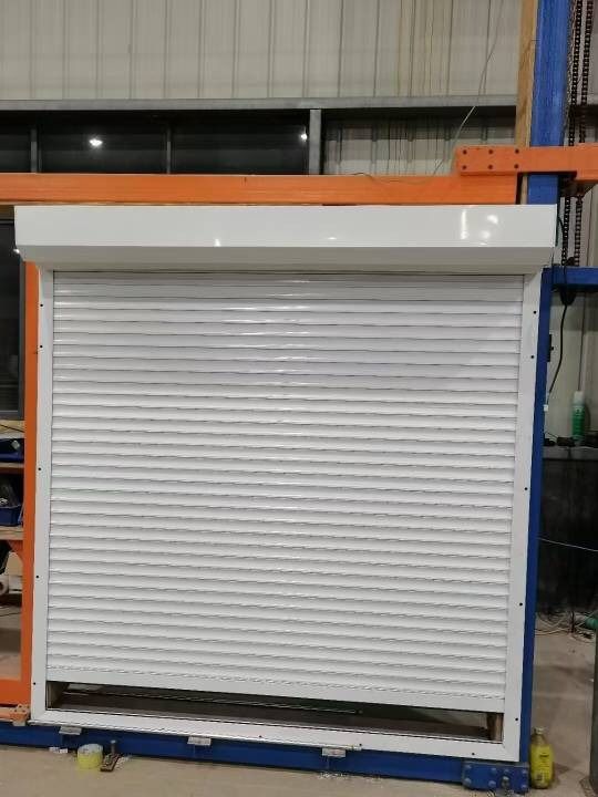 Roller shutter installation project